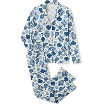 Dámské pyžamo 694379 - Tchibo - Pyžamo - pro ženy - vel. L 44/46 - barva: modrá/paisley