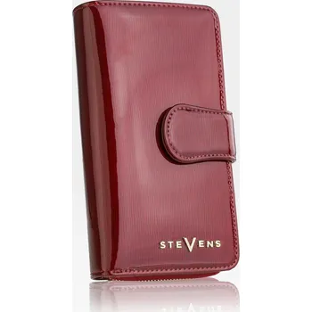 Peněženka STEVENS DÁMSKÉ ČERVENÉ KOŽENÉ PORTFOLIO VELKÉ RFID Červený lesk