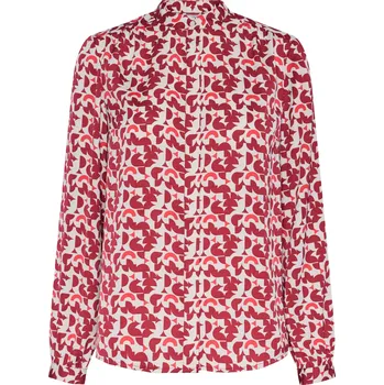 Dámská halenka 671531 - Tchibo - Halenka s potiskem - pro ženy - vel. 48 - barva: červená