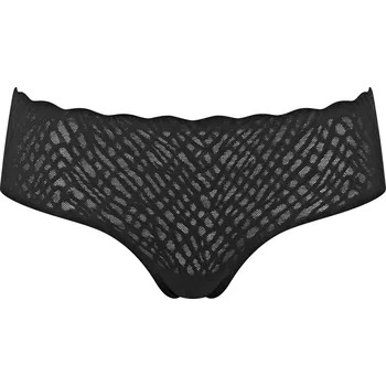 Kalhotky 700667 - Bokové kalhotky sloggi Zero Feel Bliss Hipster - pro ženy - vel. M 40/42 - barva: černá/žakár