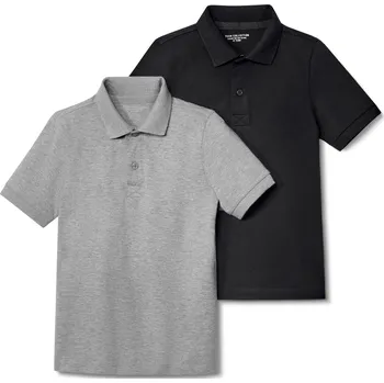 Chlapecké tričko 692434 - Tchibo - Dětské polokošile z bavlněného piké - pro ženy - vel. 158/164 - barva: černá