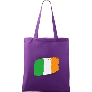 Irská vlajka - Taška bavlněná - 42 x 38 cm ( Fialová )