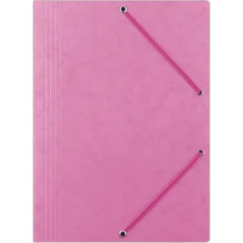 Prešpánové desky s chlopněmi a gumičkou Donau - A4, růžové, 1 ks 321.1190