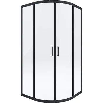 Deante FUNKIA NERO KYP_N52K Sprchový kout 80x80, čiré sklo