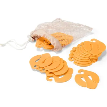 Pánské ponožky 682277 - Tchibo - Klipsy na ponožky - barva: oranžová