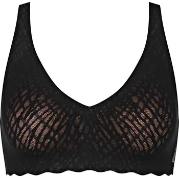 Podprsenka 700654 - Měkká podprsenka sloggi Zero Feel Bliss Soft bra - pro ženy - vel. S 36/38 - barva: černá/žakár