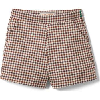 Dámské kraťasy 647685 - Tchibo - Tkané šortky s měkkou viskózou - pro dívky - vel. 158/164 - barva: modrá/kostkovaný