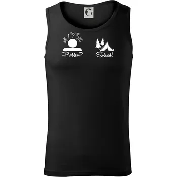 Pánské termoprádlo Problem? Solved! - Kempování - Tílko pánské Core - S ( Černá )