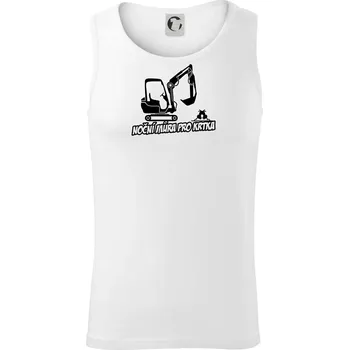 Noční můra pro krtka - Tílko pánské Core - XL ( Bílá )