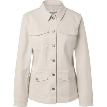Dámské oblečení 702615 - Tchibo - Džínová bunda s cargo kapsami - pro ženy - vel. 36 - barva: bílá