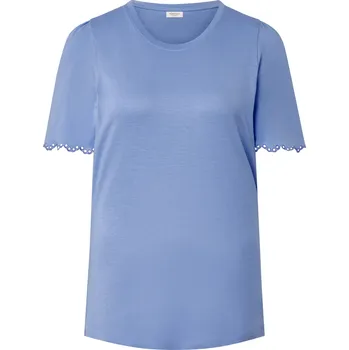 Dámské tričko 662408 - Tchibo - Tričko s řasením - pro ženy - vel. M 40/42 - barva: modrá