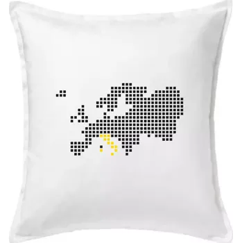 Polštář Mapa evropy - Itálie - Polštář 50x50 - 50x50 - Pouze potah ( Bílá )