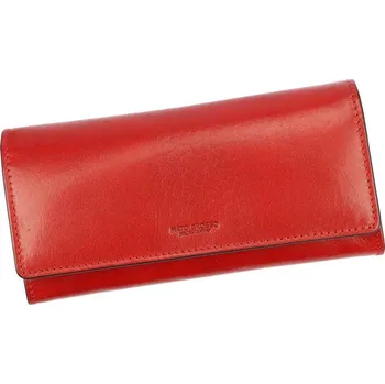 Peněženka MATO GROSSO peněženka z pravé lícové kůže červená - dámská