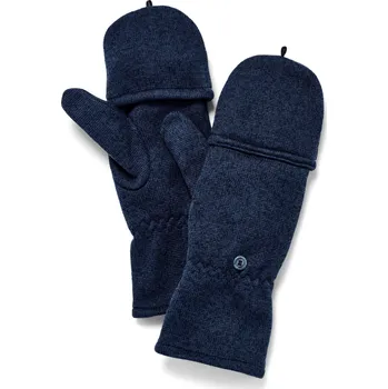 Rukavice 687734 - Tchibo - Odklápěcí palčáky z pleteného fleecu - pro ženy - vel. 7,5 - barva: modrá
