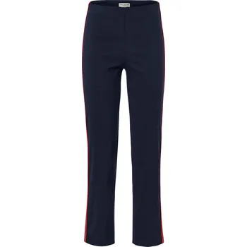 698004 - Tchibo - Strečové kalhoty s galonovými pruhy - pro ženy - vel. 42 - barva: modrá