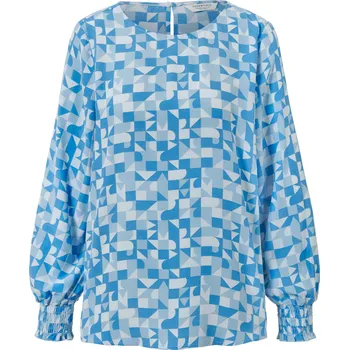 659531 - Tchibo - Halenka s potiskem - pro ženy - vel. 42 - barva: modrá/s potiskem