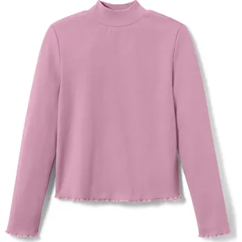 Dívčí oblečení 687963 - Tchibo - Dětské triko s dlouhým rukávem - pro dívky - vel. 158/164 - barva: fialová