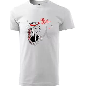 Fashion model Paris - Triko extra velké (5-8XL) - 6XL ( Bílá )
