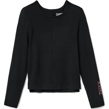 Dívčí tričko 658366 - Tchibo - Dětské triko s dlouhým rukávem - pro dívky - vel. 134/140 - barva: černá