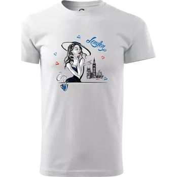 Fashion model London - Triko extra velké (5-8XL) - 7XL ( Bílá )