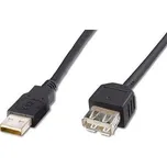 Kabel USB A-A - prodlužovací, 1.8m (stíněný) KUPAA2BK