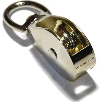 Jištění Kladka otočná s kovovou cívkou 5/20 mm Ni/MS