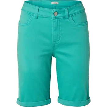 Dámské kraťasy 703086 - Tchibo - Džínové šortky – Fit »Lea« - pro ženy - vel. 38 - barva: tyrkysová