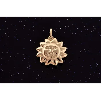 Přívěsek Zlaté slunce-přívěsek P012, Au 585/1000 14kt,0,80g