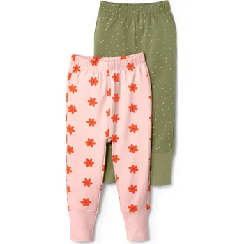 656801 - Tchibo - Dětské tepláky 2 ks - pro miminko - vel. 62/68 - barva: bílá