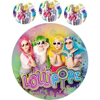 Přisada na vaření a pečení Lollipopz č.3 - jedlý papír - Bez úprav / Fondánový list +40 Kč / Decor gel 50 g +39 Kč