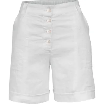 Dámské kraťasy 634537 - Tchibo - Lněné šortky - pro ženy - vel. 38 - barva: bílá