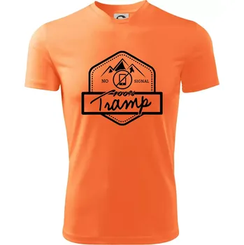 Tramp No Signal - Dětské triko sportovní (dresovina) - 158 cm/12 let ( Neon mandarine )