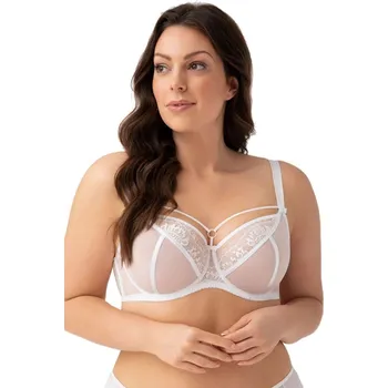 Dámské spodní prádlo Dámská podprsenka 496 Paradise white - GORSENIA Bílá 90/H