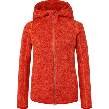 Dámská cargo bunda 687773 - Tchibo - Bunda z pleteného fleecu s kapucí - pro ženy - vel. L 44/46 - barva: oranžová