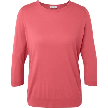 Dámské oblečení 701206 - Tchibo - Svetr z jemného úpletu s hedvábím - pro ženy - vel. L 44/46 - barva: červená