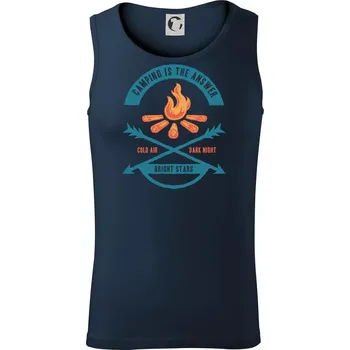 Camping oheň - Tílko pánské Core - 2XL ( Námořní modrá (velmi tmavá - téměř černá) )