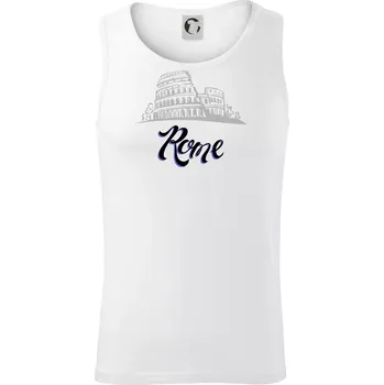 Roma Lettering - Tílko pánské Core - XL ( Bílá )