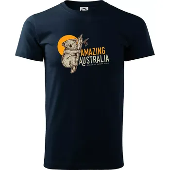 Amazing Australia koala - Triko extra velké (5-8XL) - 6XL ( Námořní modrá (velmi tmavá - téměř černá) )