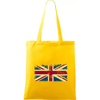 Britská vlajka stará - Taška bavlněná - 42 x 38 cm ( Žlutá )