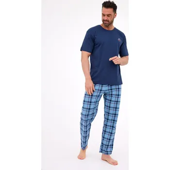Pánské pyžamo Pyžamo Cornette 134/315 North 2 cr/r S-2XL pánské džínovina M