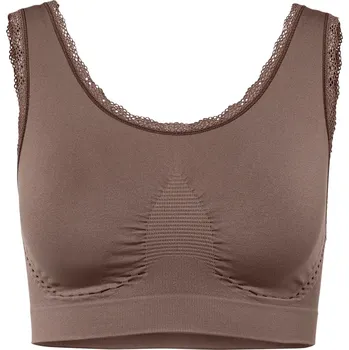 Dámské oblečení 697300 - Tchibo - Bezešvá podprsenka - pro ženy - vel. S 36/38 - barva: hnědá