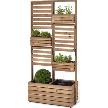 693090 - Tchibo - Zástěna osaditelná z obou stran »Tinus« - barva: hnědá