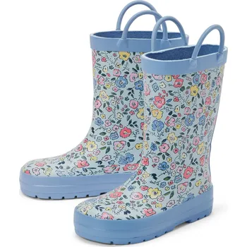 Dívčí holínky 697260 - Tchibo - Dětské holínky - pro ženy - vel. 24-25 - barva: modrá/s potiskem