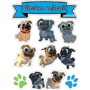 Přisada na vaření a pečení Kámoši hafíci 3 - jedlý papír - Bez úprav / Jedlý papír / Bez decor gelu