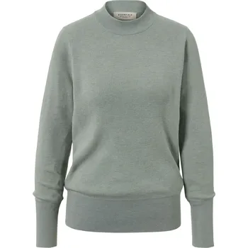 Dámský svetr 650737 - Tchibo - Pletený svetr přes hlavu - pro ženy - vel. XXL 52/54 - barva: zelená