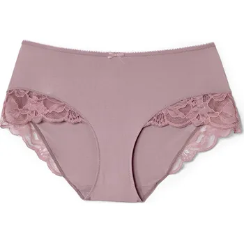 Dámské spodní prádlo 658766 - Tchibo - Kalhotky se středně vysokým pasem - pro ženy - vel. XXL 52/54 - barva: růžová