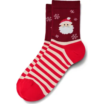 Pánské ponožky 691715 - Tchibo - Vánoční ponožky - pro ženy - vel. 31-34 - barva: bílá