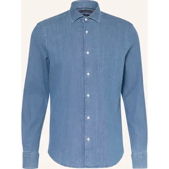 Tommy Hilfiger Pánská Džínová Košile Slim Fit, tmavě modrá, 40