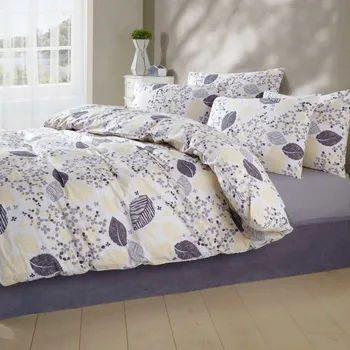 Povlečení Povlečení bavlněné Havana yellow 200x140cm+90x70cm TiaHome