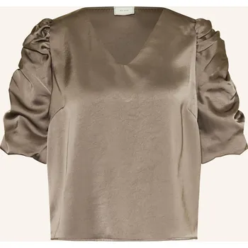 Dámská halenka Neo Noir Dámská Halenka Elba Ze&nbsp;Saténu, černošedá, 40